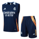 24/25 Conjunto Treino Real Madrid Regata - Azul Marinho