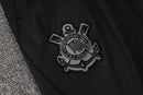 24/25 Conjunto Treino Corinthians - Frio Zíper Curto - Preto