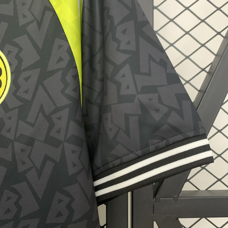 Camisa Retrô Borussia Dortmund 1995/1996 II Away - Preta - Nike