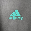 Camisa Retrô Real Madrid 2017/2018 II Away - Preta - Manga Longa Adidas