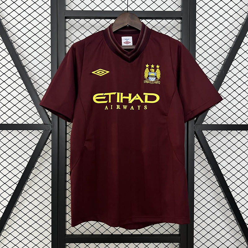 Camisa Retrô Manchester City 2012/2013 II Away - Vermelha - Umbro
