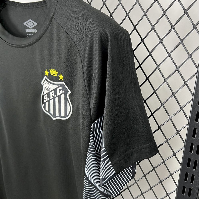 Camisa Santos 2025/26 Preta Goleiro - Torcedor