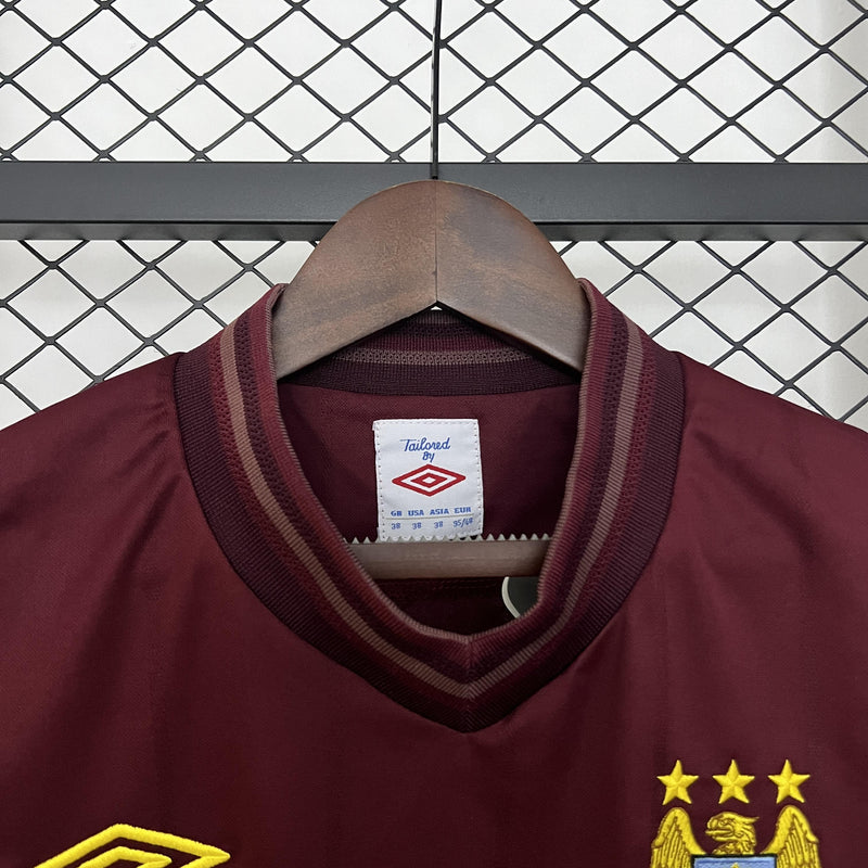 Camisa Retrô Manchester City 2012/2013 II Away - Vermelha - Umbro