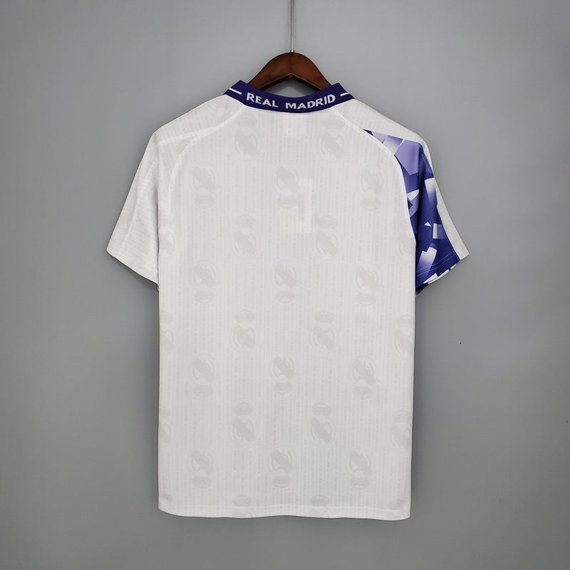 Camisa Retrô Real Madrid 1996/1997 III Third - Branca - Kelme