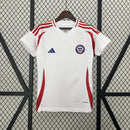 Camisa Chile 2024 II Away - Feminina - Branca