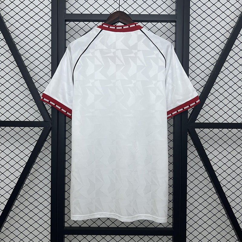 Camisa Retrô Manchester United 1991 Away - Branca