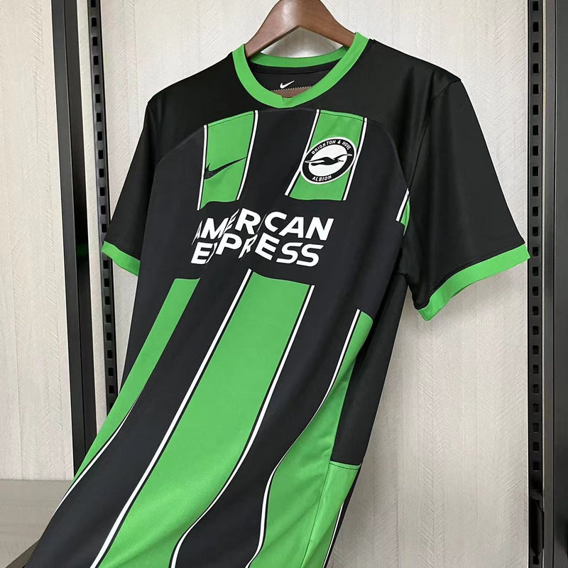 Camisa Brighton 2023/24 II Away - Torcedor - Preta e Verde