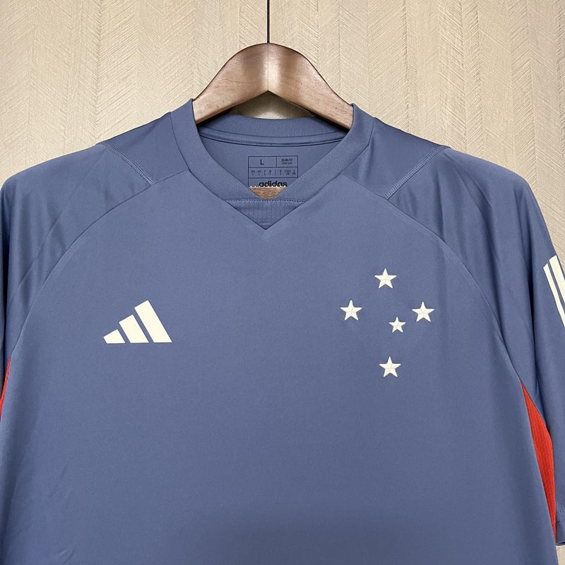 Camisa Cruzeiro 2024/25 Treino Azul - Torcedor