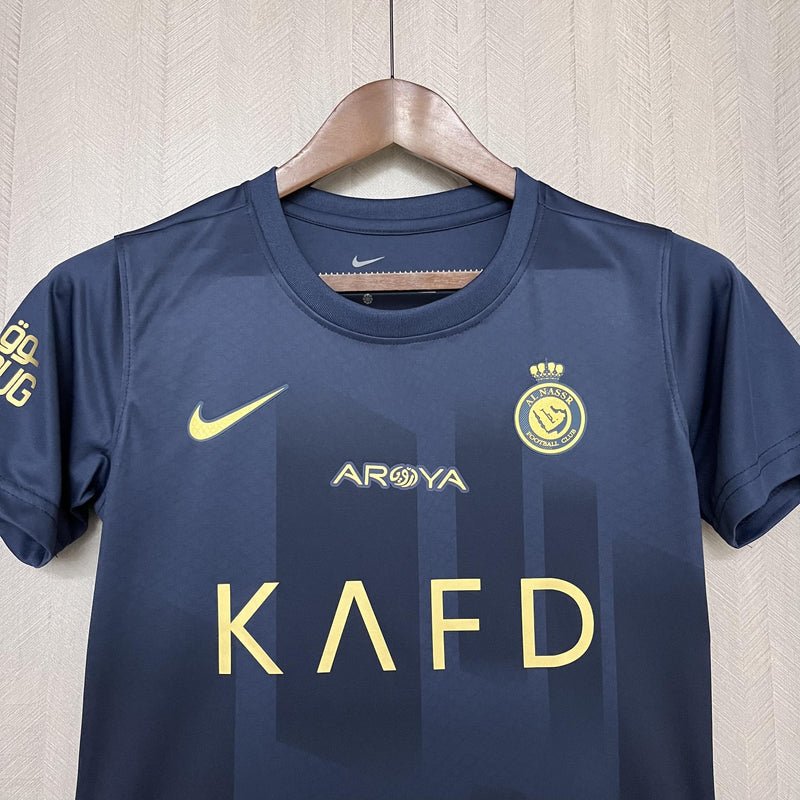 Camisa Al Nassr 23/24 II Away - Feminina - Azul