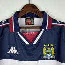 Camisa Retrô Manchester City 1997/1998 II Away - Branca - Kappa