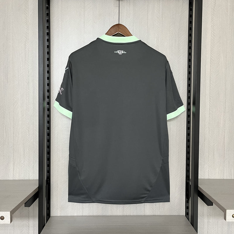 Camisa Milan 2024/25 III Third - Torcedor - Cinza e Verde