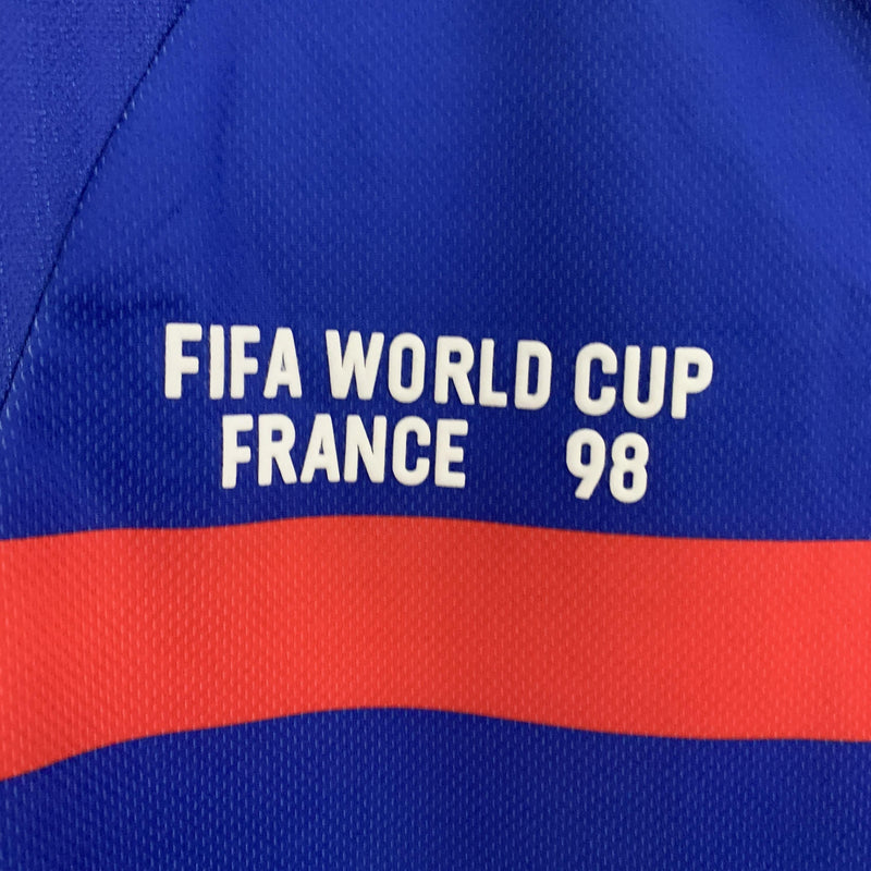 Camisa Retrô França 1998 I Home - Manga Longa - Adidas