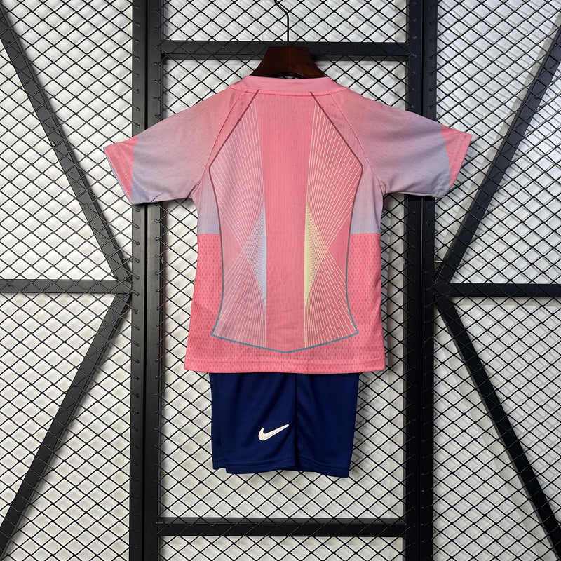 Conjunto Infantil - Barcelona 25/26 Edição Especial Rosa