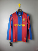 Camisa Retrô Barcelona 2007/2008 I Home - Manga Longa Nike
