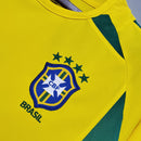 Camisa Retrô Brasil 2002 I Home - Amarelinha - Nike