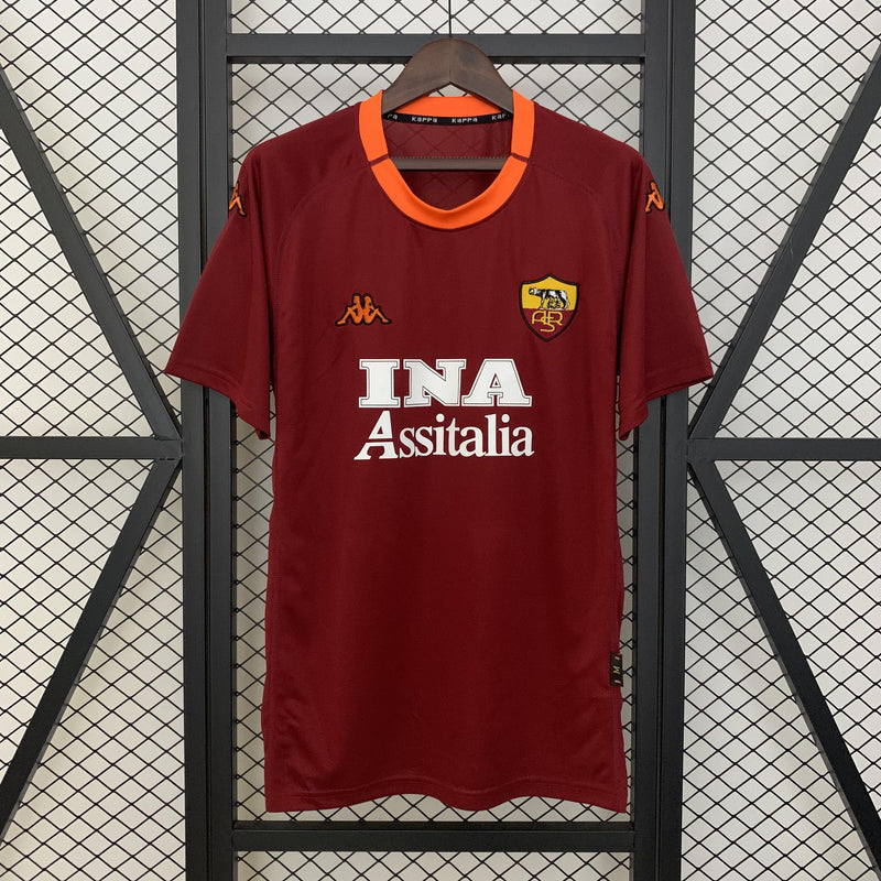 Camisa Retrô Roma 2000/2001 I Home - Kappa