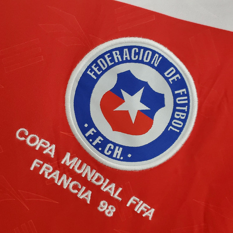 Camisa Retrô Chile 1998 I Home - Reebok