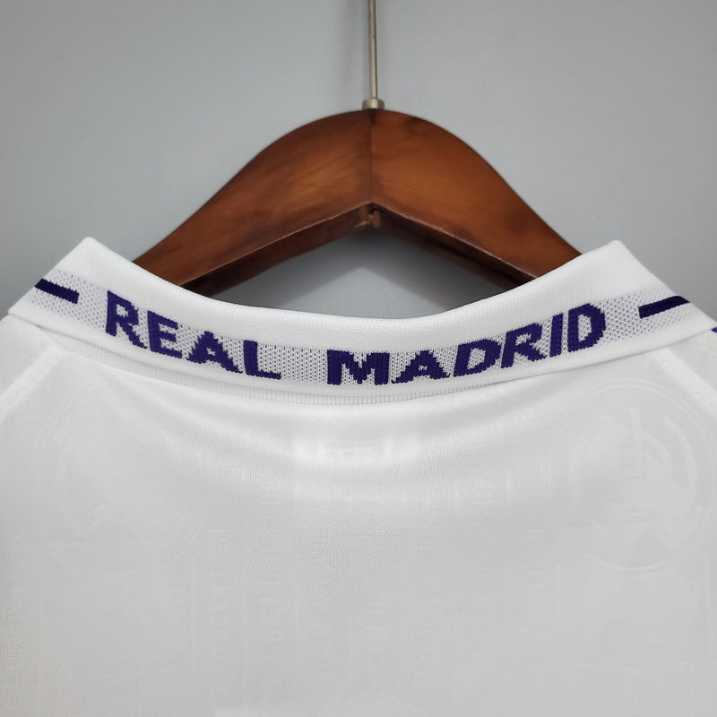 Camisa Retrô Real Madrid 1996/1997 I Home Kelme