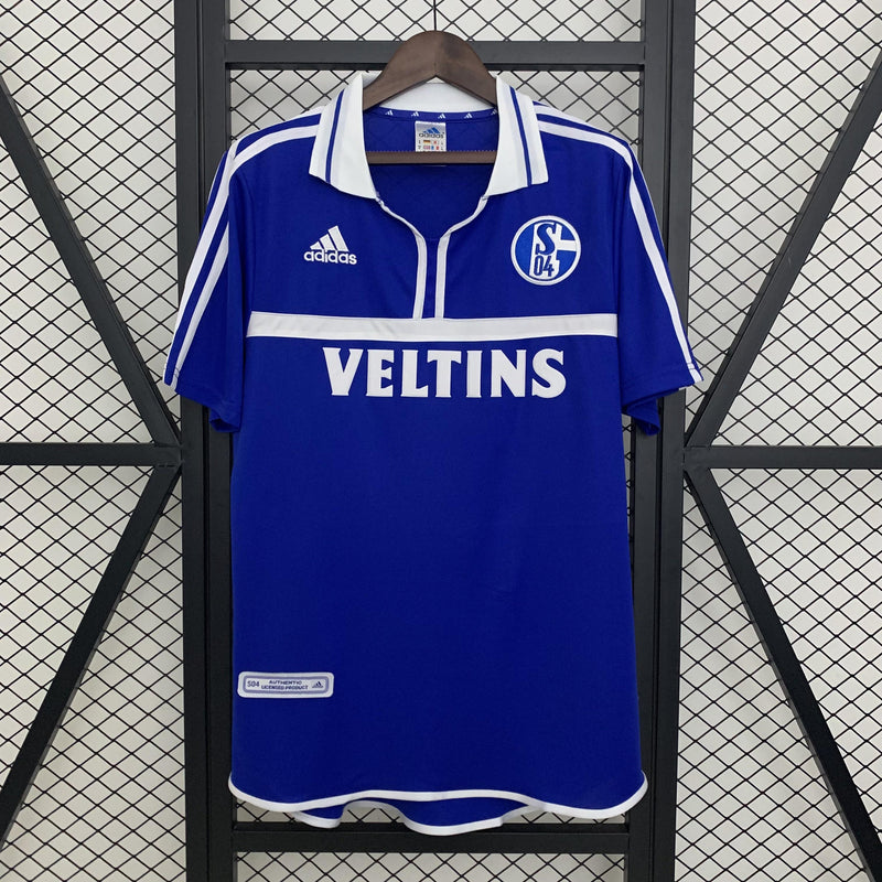 Camisa Retrô Schalke 04 2001/2002 I Home