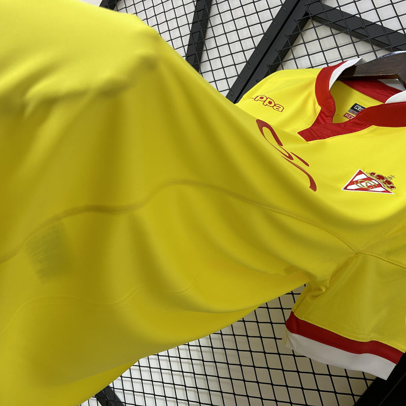 Camisa Retrô Sporting Gijon 2015/2016 II Away - Amarela - Kappa