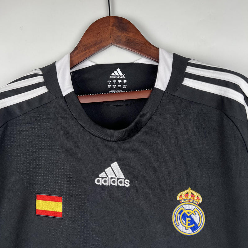 Camisa Retrô Real Madrid 2008/2009 III Third - Preta - Adidas