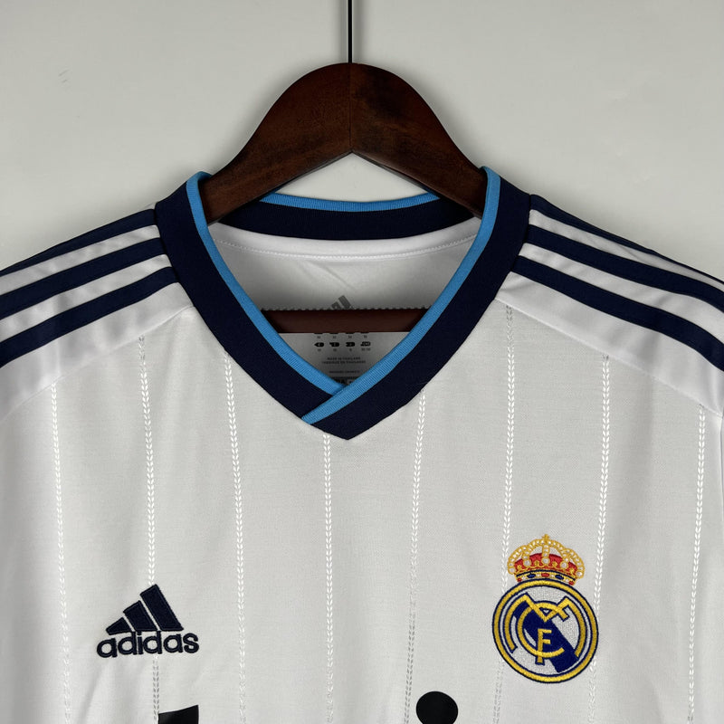 Camisa Retrô Real Madrid 2012/2013 I Home - Manga Longa Adidas
