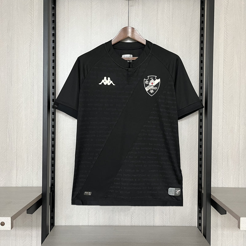 Camisa Vasco 2024/25 Goleiro - Preta - Torcedor - Consciência Negra