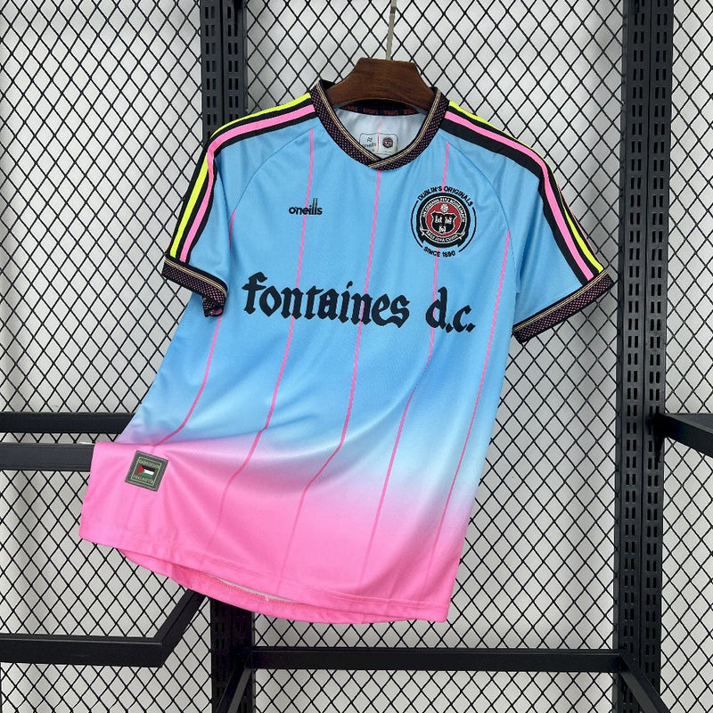 Camisa Bohemians FC 25/26 III Third - Torcedor - Azul e Rosa