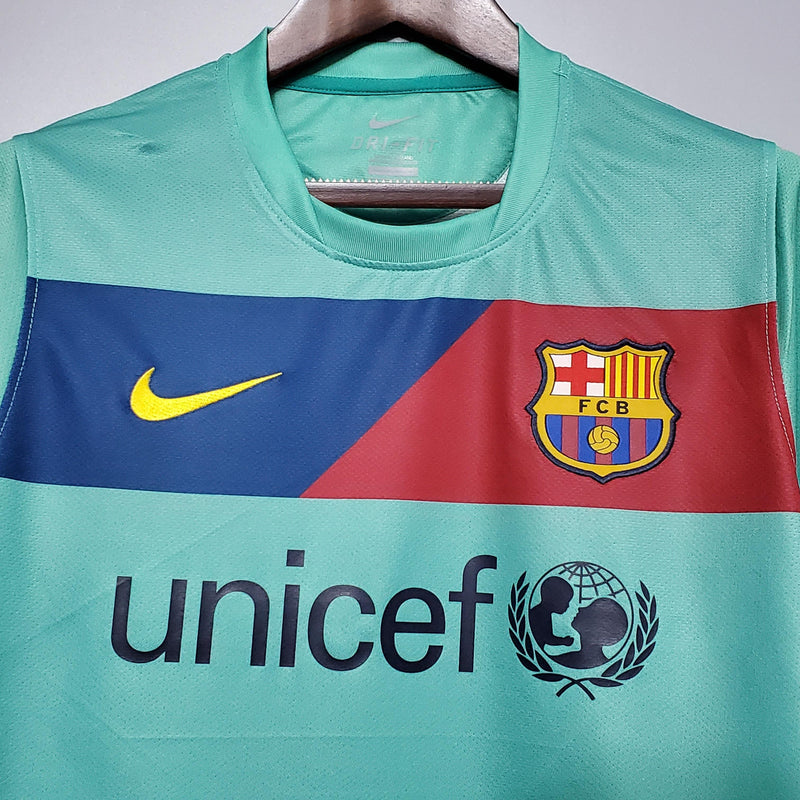 Camisa Retrô Barcelona 2010/2011 II Away - Azul - Nike