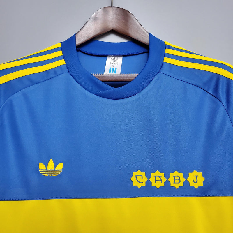 Camisa Retrô Boca Juniors 1981 I Home - Manga Longa Adidas