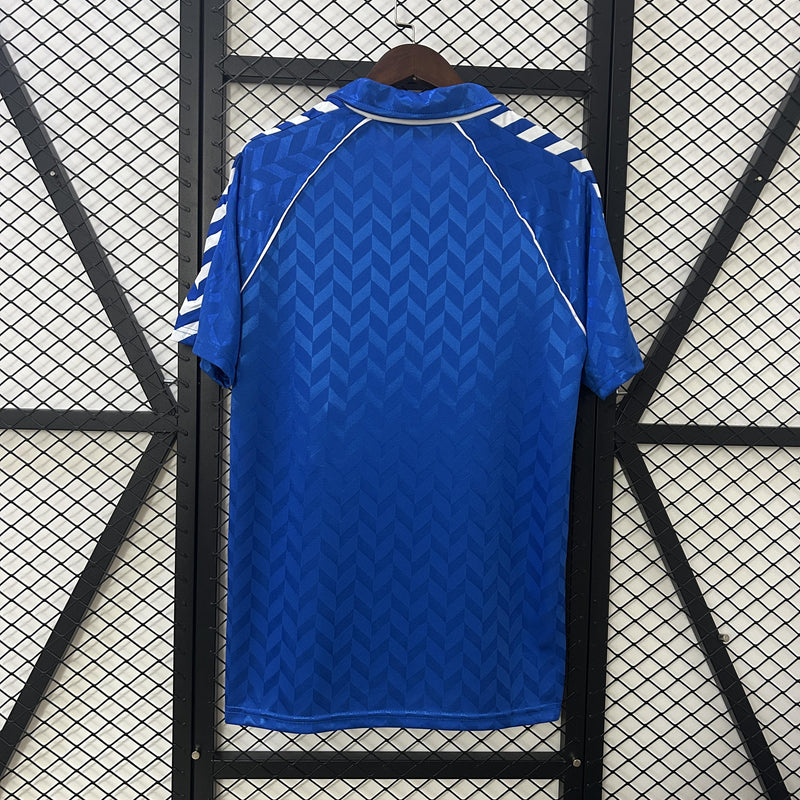 Camisa Retrô Real Madrid 1986/1988 II Away - Azul - Hummel