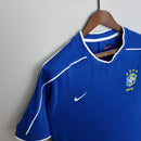 Camisa Retrô Brasil 1998 II Away - Azul - Nike
