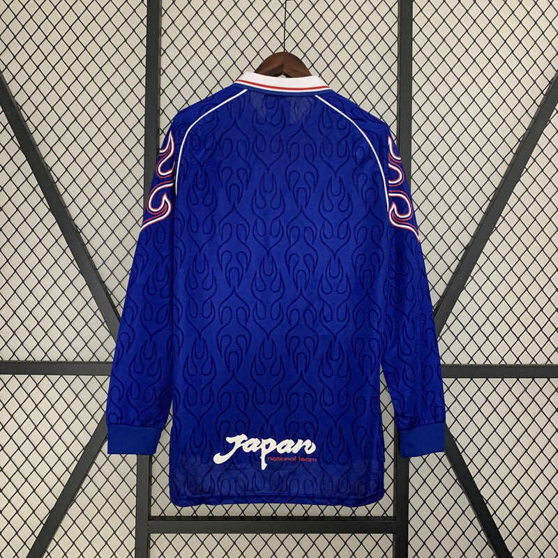Camisa Retrô Japão 1998 I Home - Manga Longa - Asics