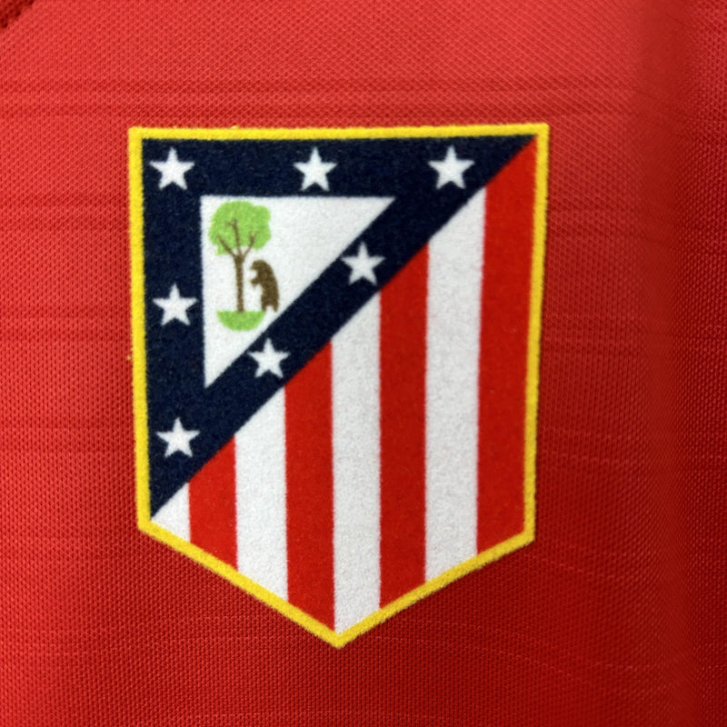 Camisa Retrô Atlético de Madrid 2001/2002 II Away - Vermelha - Nike