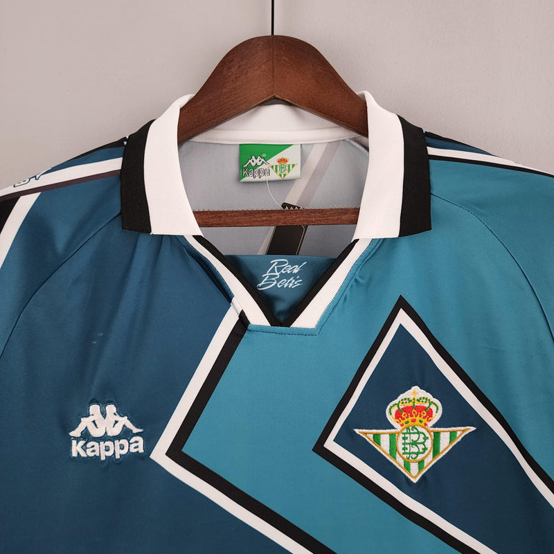 Camisa Retrô Real Betis 1995/1997 II Away - Azul - Kappa