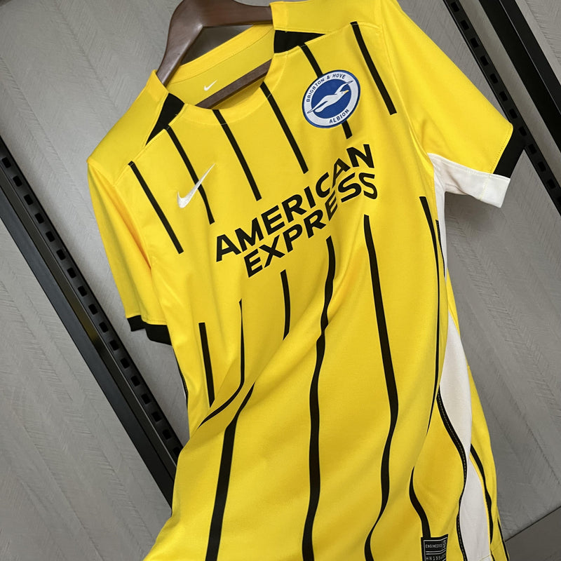 Camisa Brighton 2024/25 II Away - Torcedor - Amarela