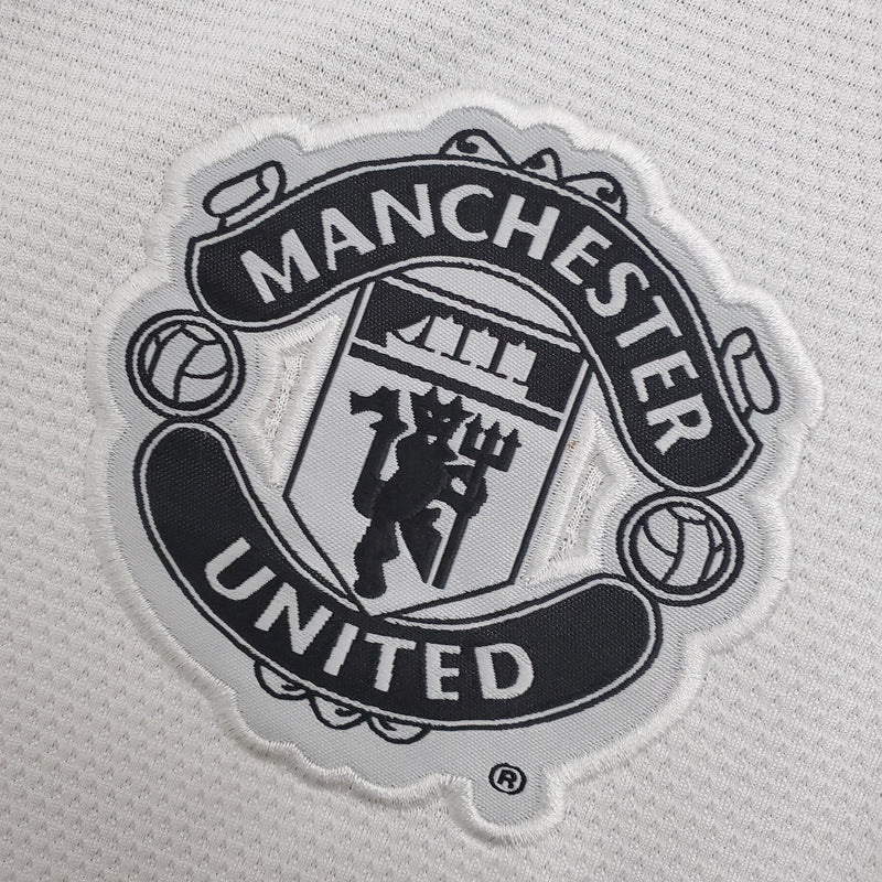 Camisa Retrô Manchester United 2013/2014 II Away - Branca - Nike