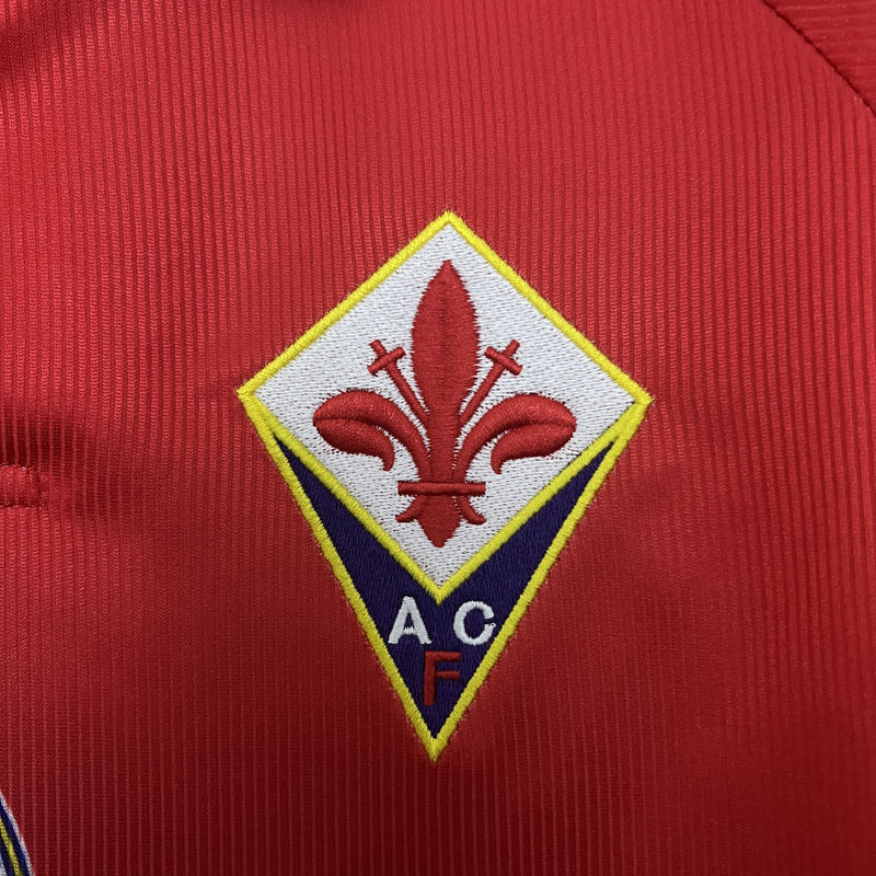 Camisa Retrô Fiorentina 1995/1996 III Third - Vermelha - Reebok