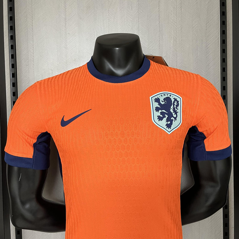 Camisa Holanda 2024/25 I Home - Jogador - Laranja