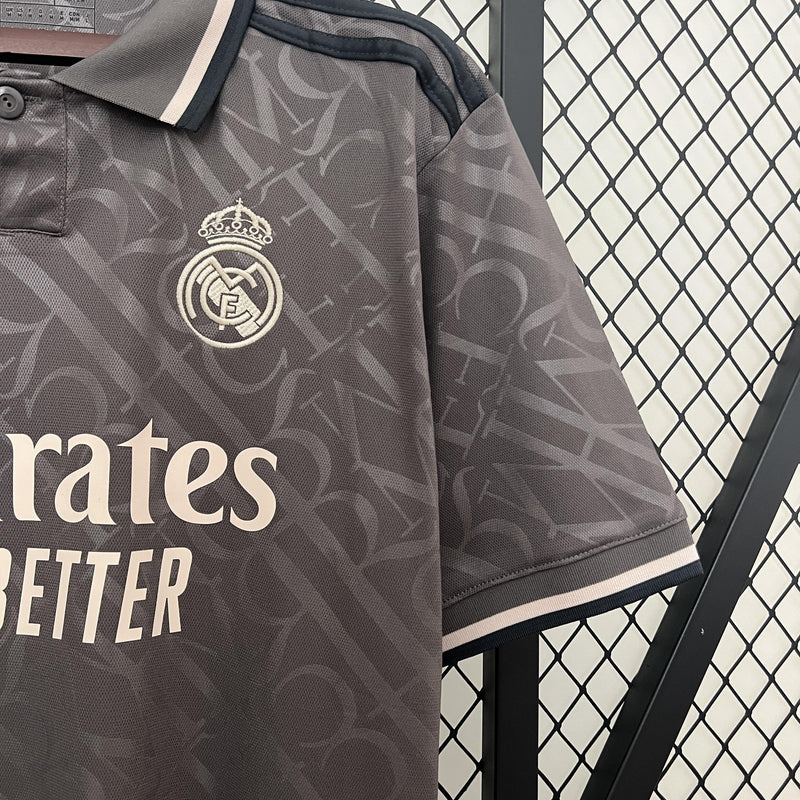 Camisa Real Madrid 2024/25 III Third - Torcedor - Cinza