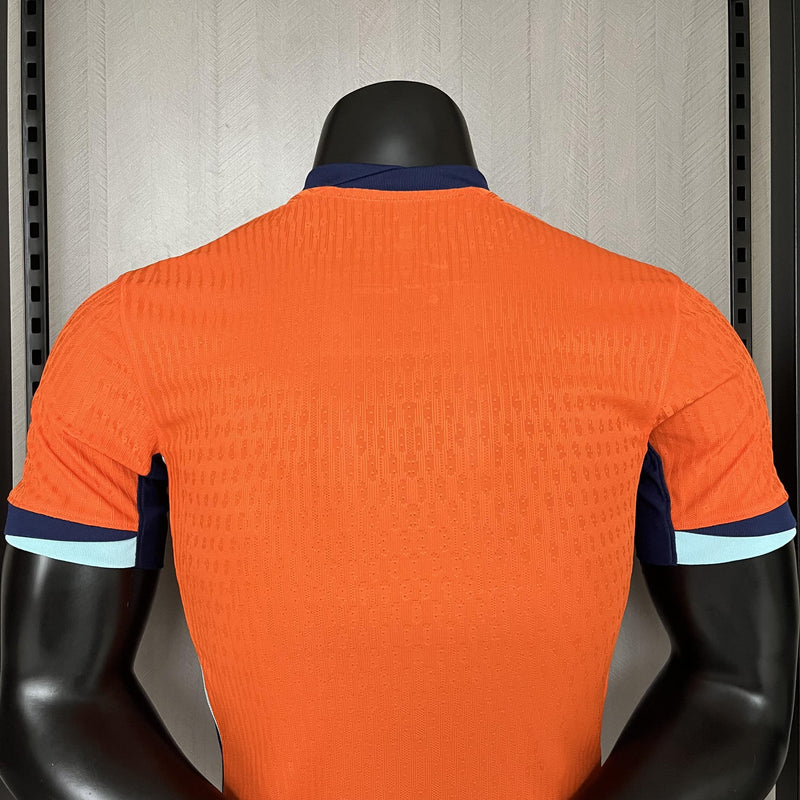 Camisa Holanda 2024/25 I Home - Jogador - Laranja