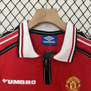 Conjunto Infantil Retrô - Manchester United 1998/99