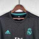 Camisa Retrô Real Madrid  2017/2018 II Away - Preta - Adidas