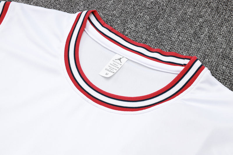 23/24 Conjunto Treino PSG - Regata Calor - Branco Jordan