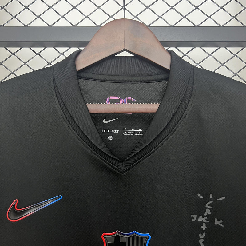 Camisa Barcelona 2024/25 Cactus Jack Preta - Torcedor