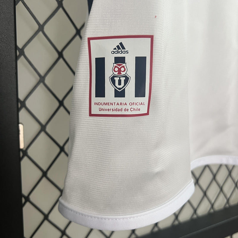 Camisa Retrô Universidade do Chile 2003 II Away - Branca - Adidas
