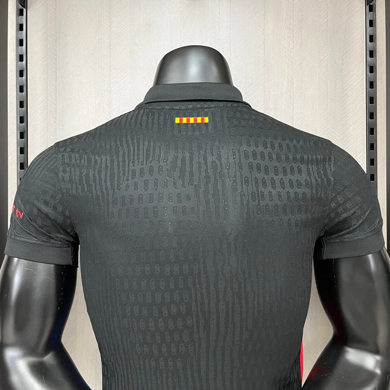 Camisa Barcelona 2024/2025 II Away - Preta - Jogador