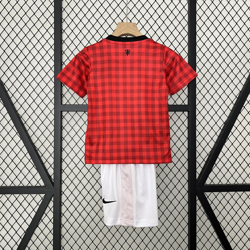 Conjunto Infantil Retrô - Manchester United 2012/13 I Home