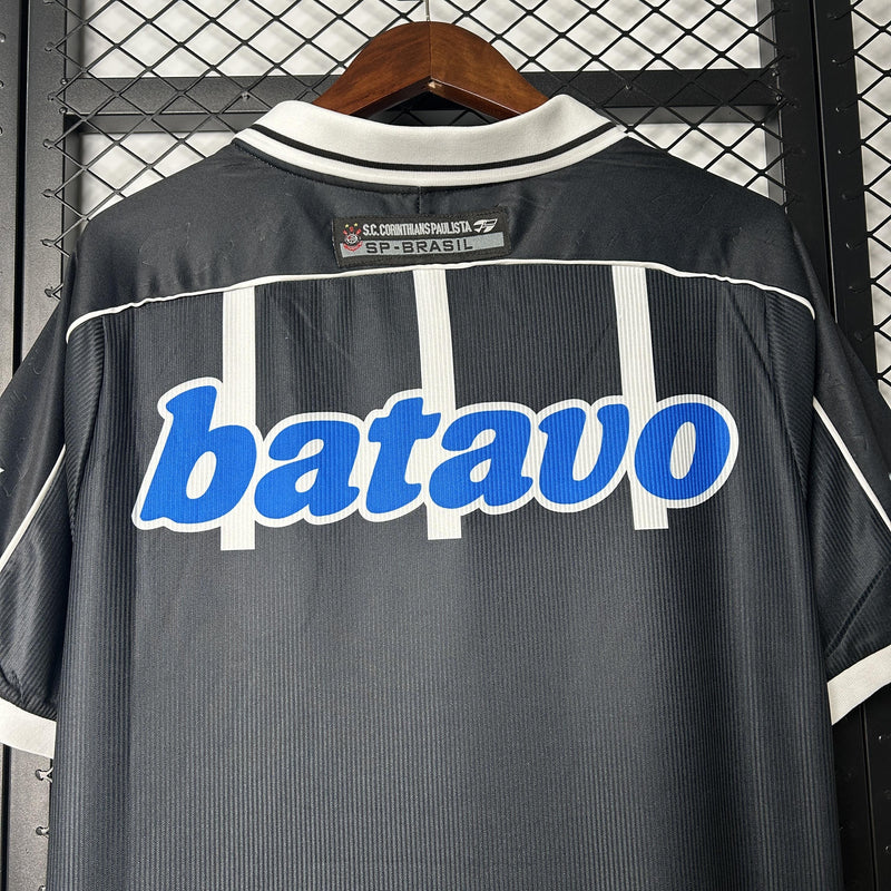 Camisa Retrô Corinthians 1999/2000 II Away - Preta