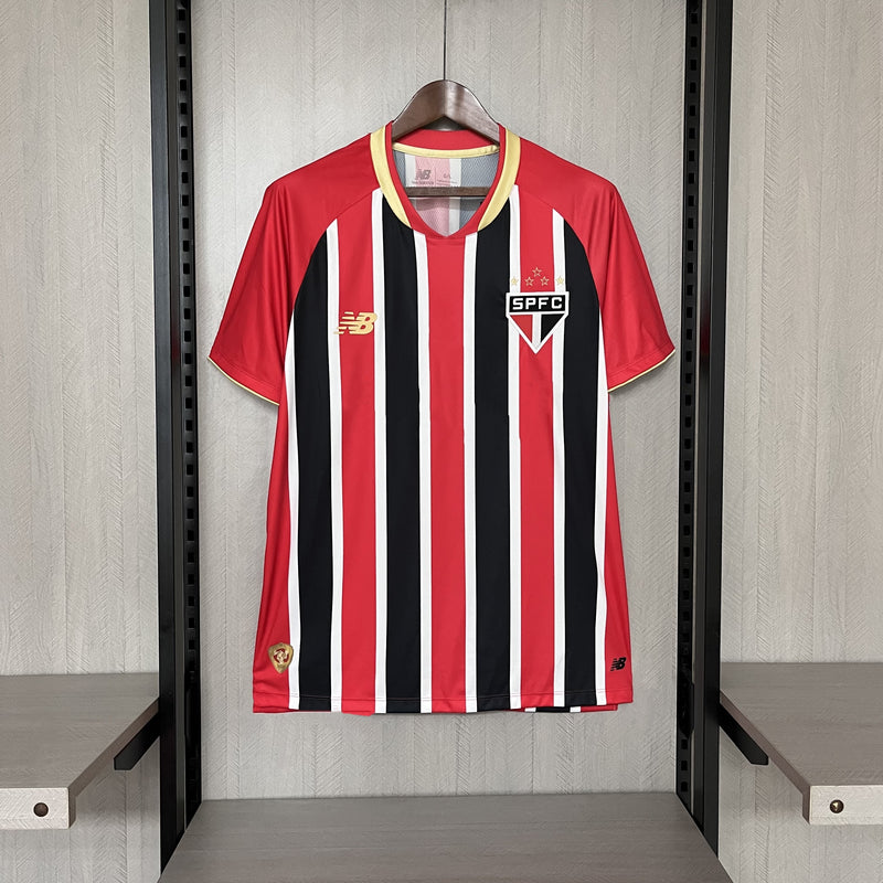 Camisa São Paulo 2025/26 II Away - Torcedor - Vermelha